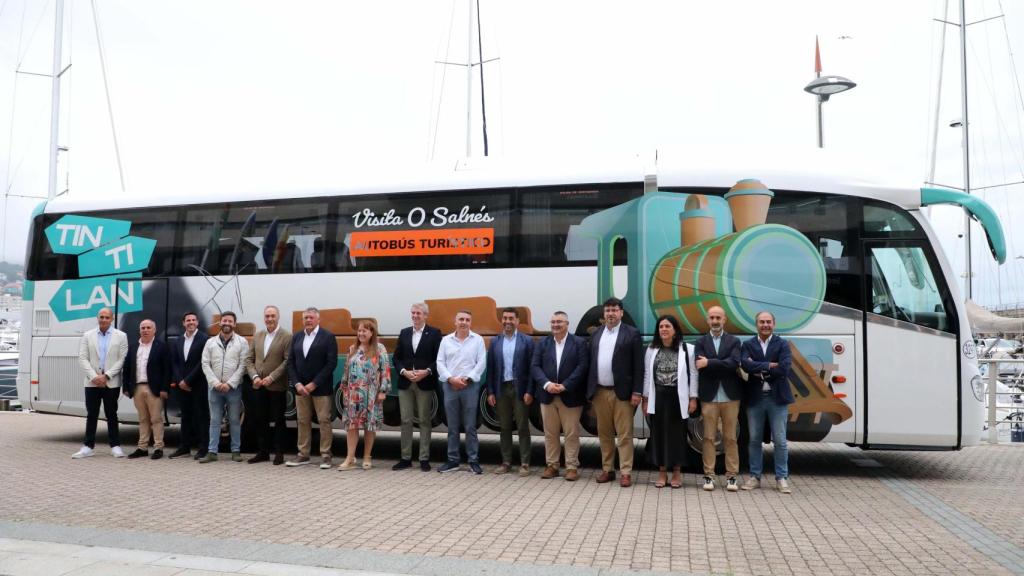 Presentación de Tintilán, bus turístico de O Salnés.
