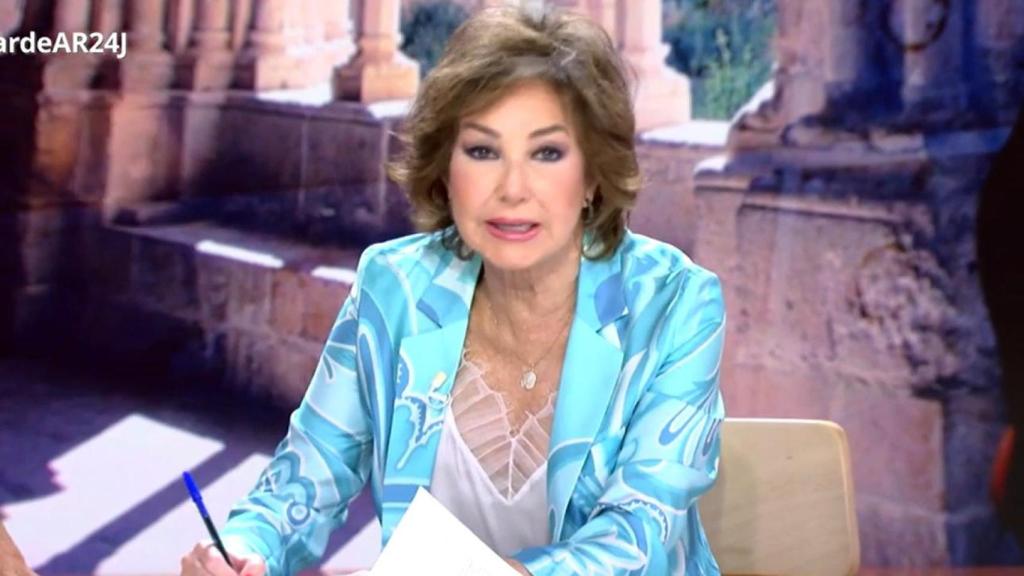 Ana Rosa Quintana, este lunes en 'TardeAR' (Telecinco).
