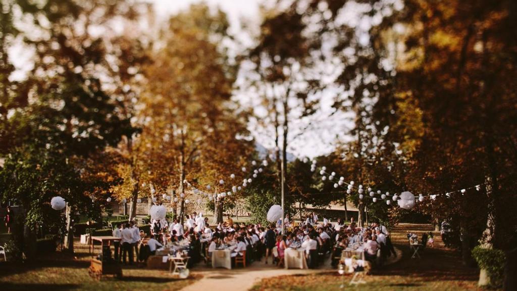 Imagen de una boda en el Monasterio del Espino, en Burgos
