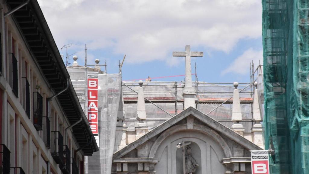 Imagen de la parte de arriba de la Iglesia de la Vera Cruz
