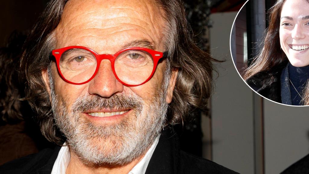 Pepe Navarro junto a su hija mayor, Andrea, en una fotomontaje de EL ESPAÑOL.