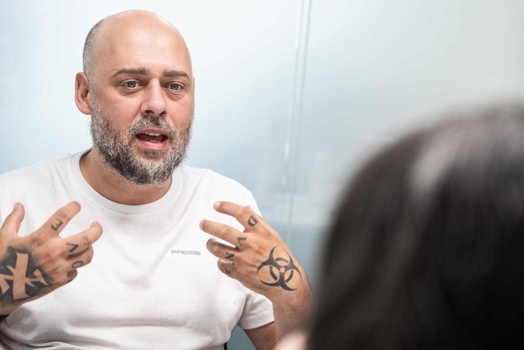 Jonatan Artiñano, durante la entrevista con ENCLAVE ODS.