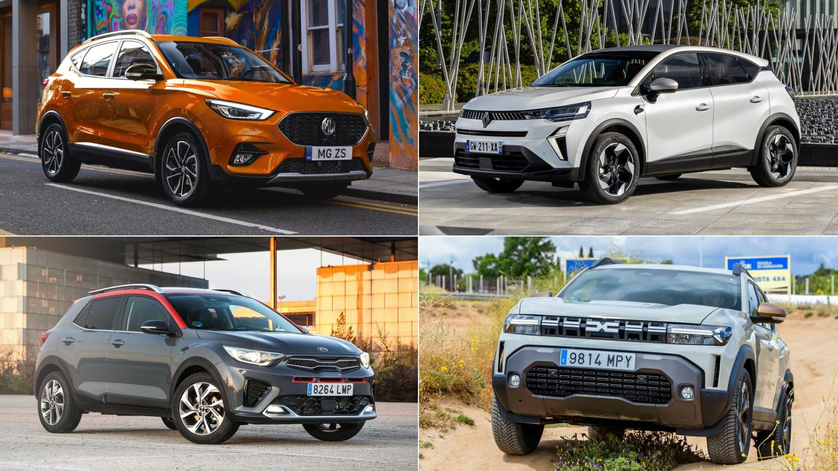 MG ZS, Dacia Duster, Renault Captur, Kia Stónic... 15 SUV por menos de 30.000 euros en oferta
