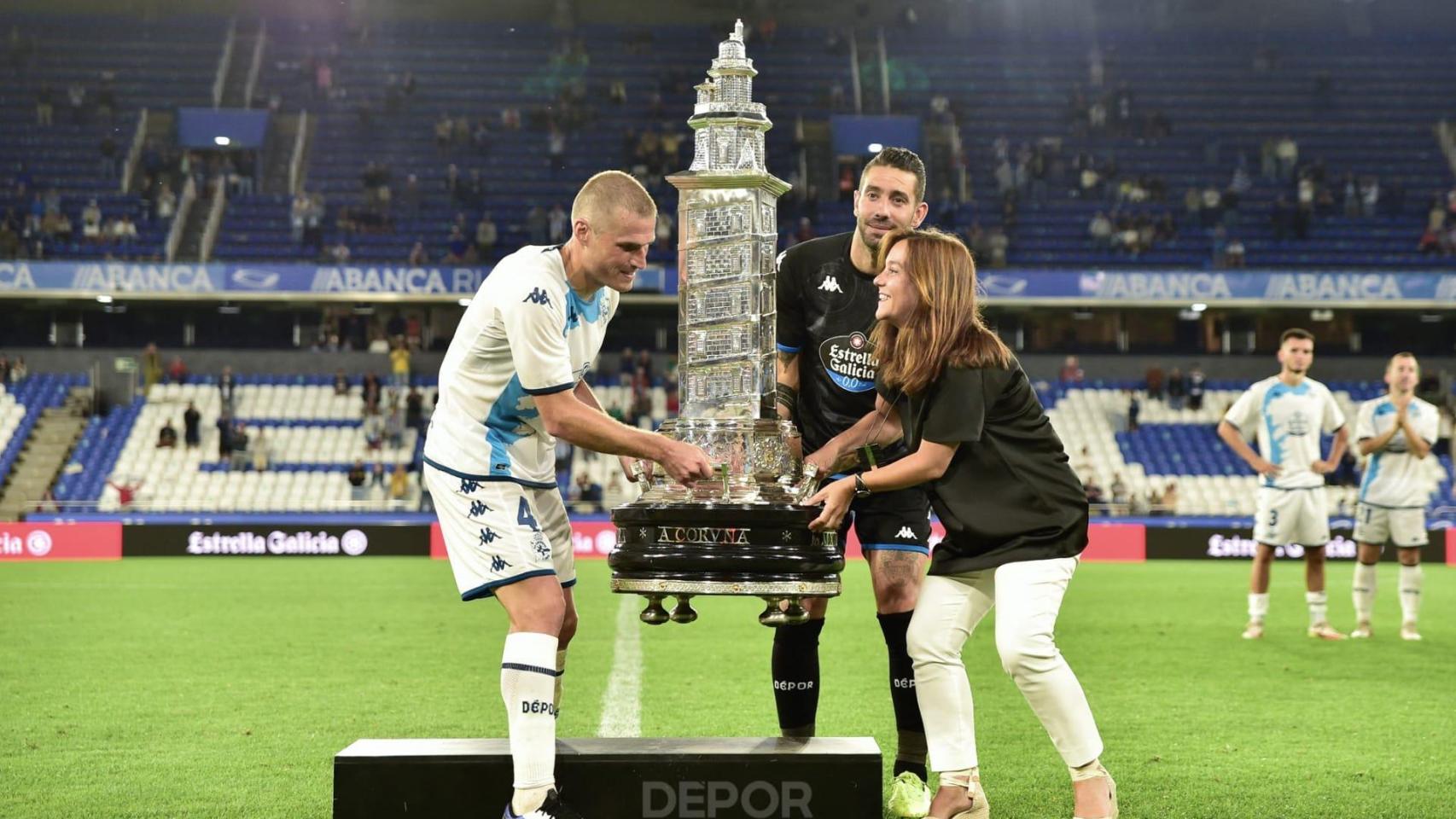 Entrega del trofeo Teresa Herrera de 2023.