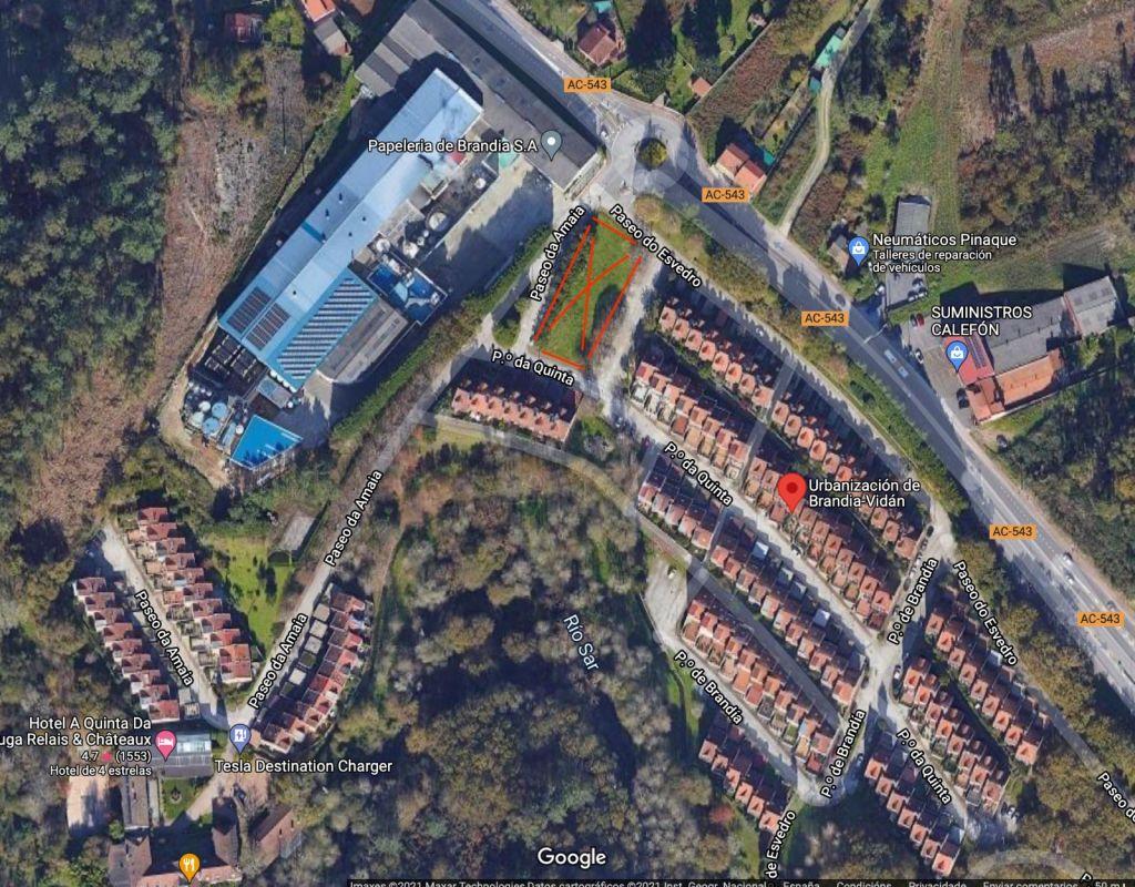 La ubicación prevista para la gasolinera (Cedida).