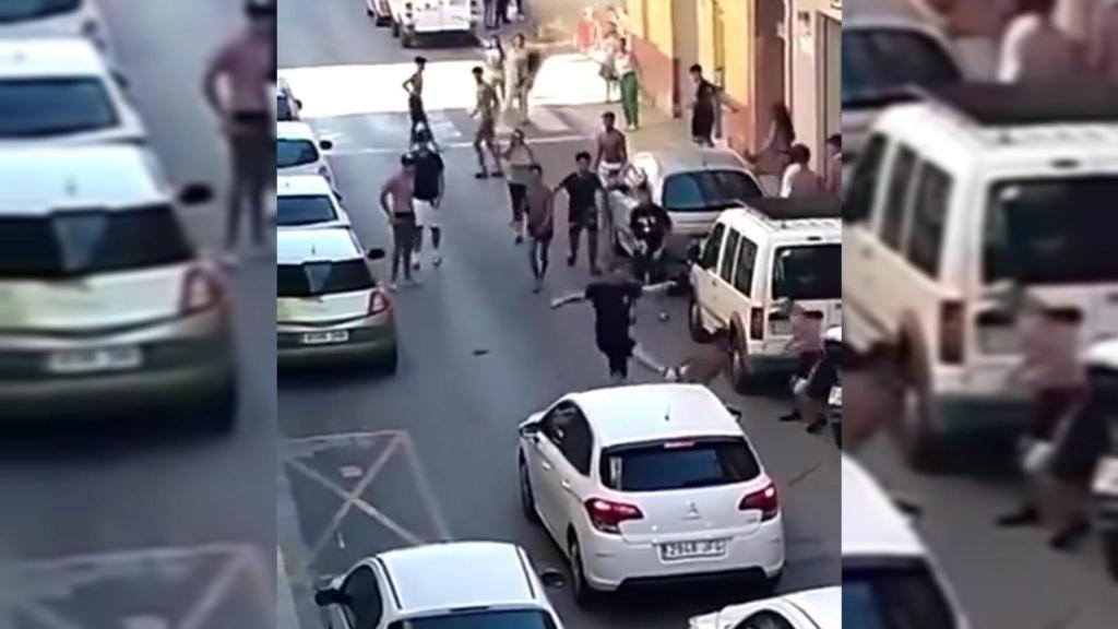 Pelea en Petrer, Alicante.