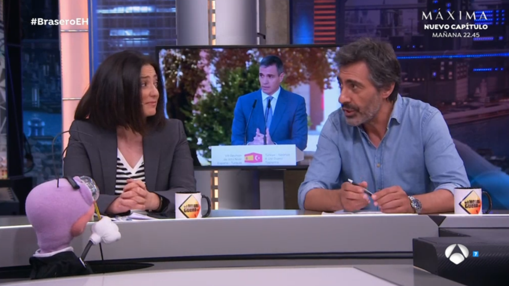 Rosa Belmonte y Juan del Val, colaboradores de 'El Hormiguero'