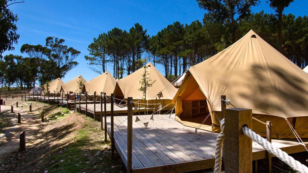 Camping en la Illa de Ons.