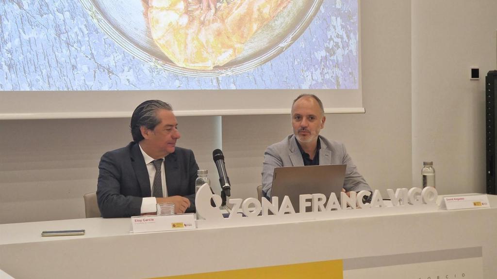 Eloy García y David Regades este miércoles.