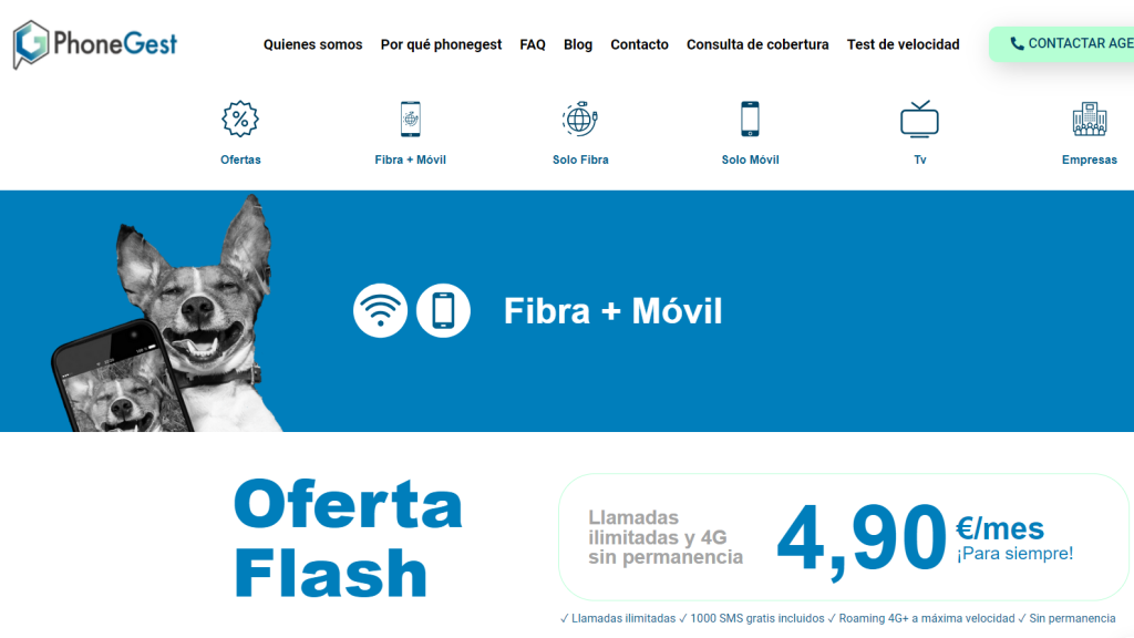 Una de las tarifas de esta compañía.