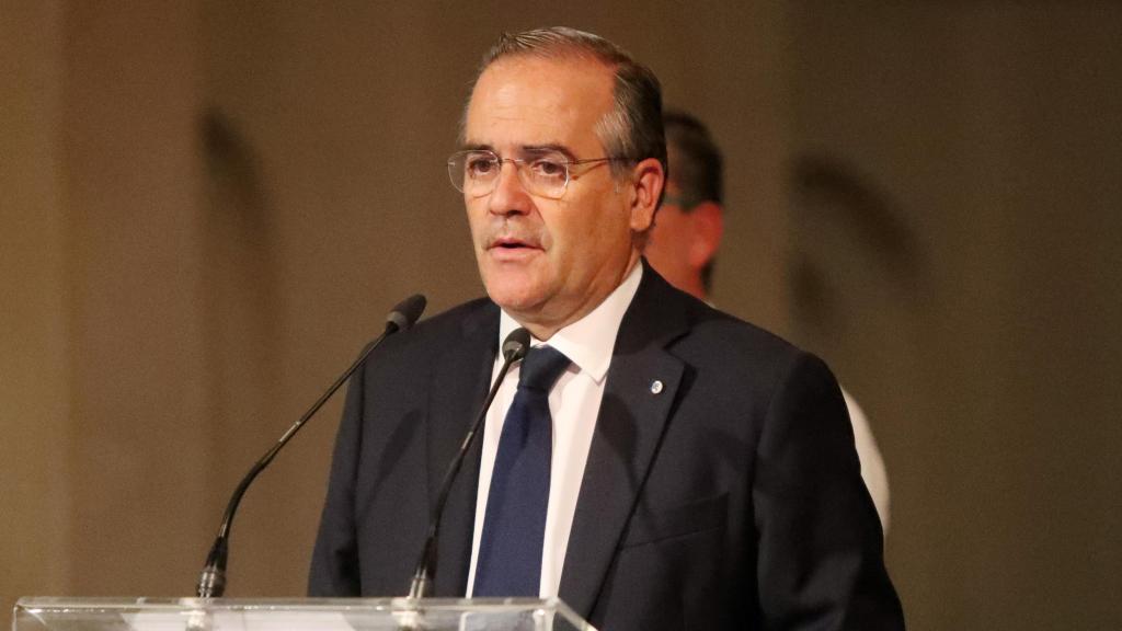 El alcalde de Talavera, José Julián Gregorio, este miércoles en la presentación de su balance del primer año de gestión.