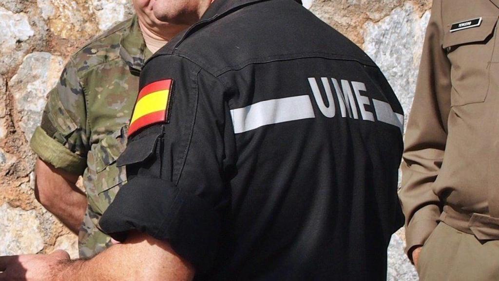 Efectivos de la UME.