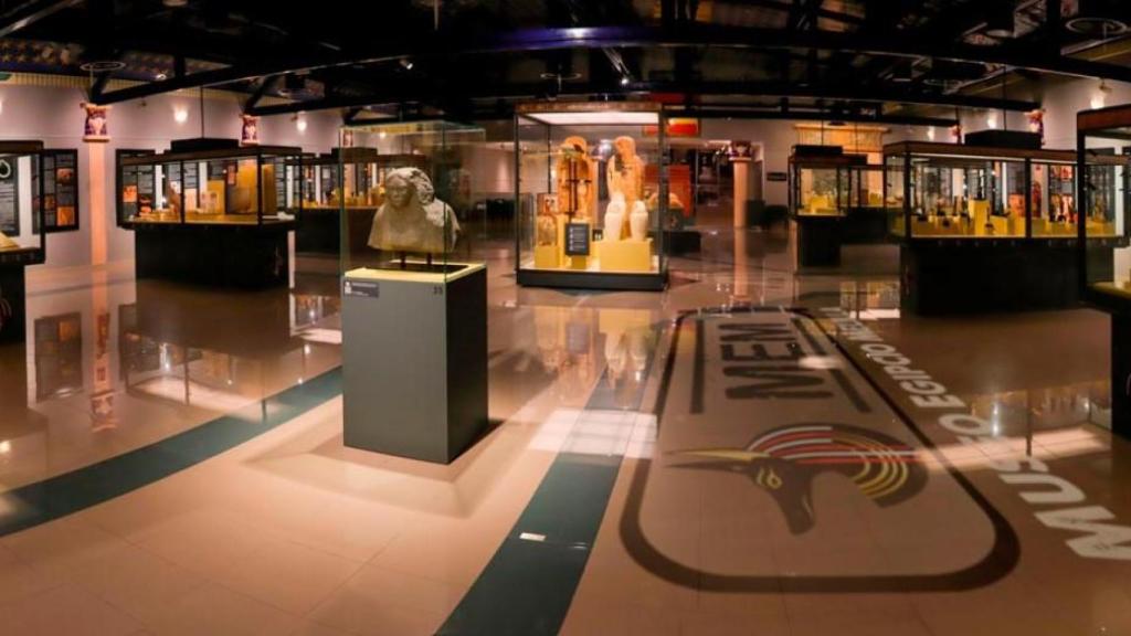 Interior del Museo Egipcio de Melilla, que quieren trasladar a Málaga.