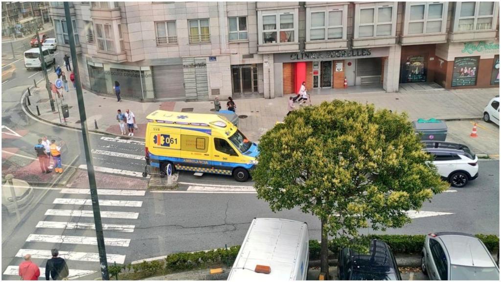 Asistencia del 061 en el lugar del suceso