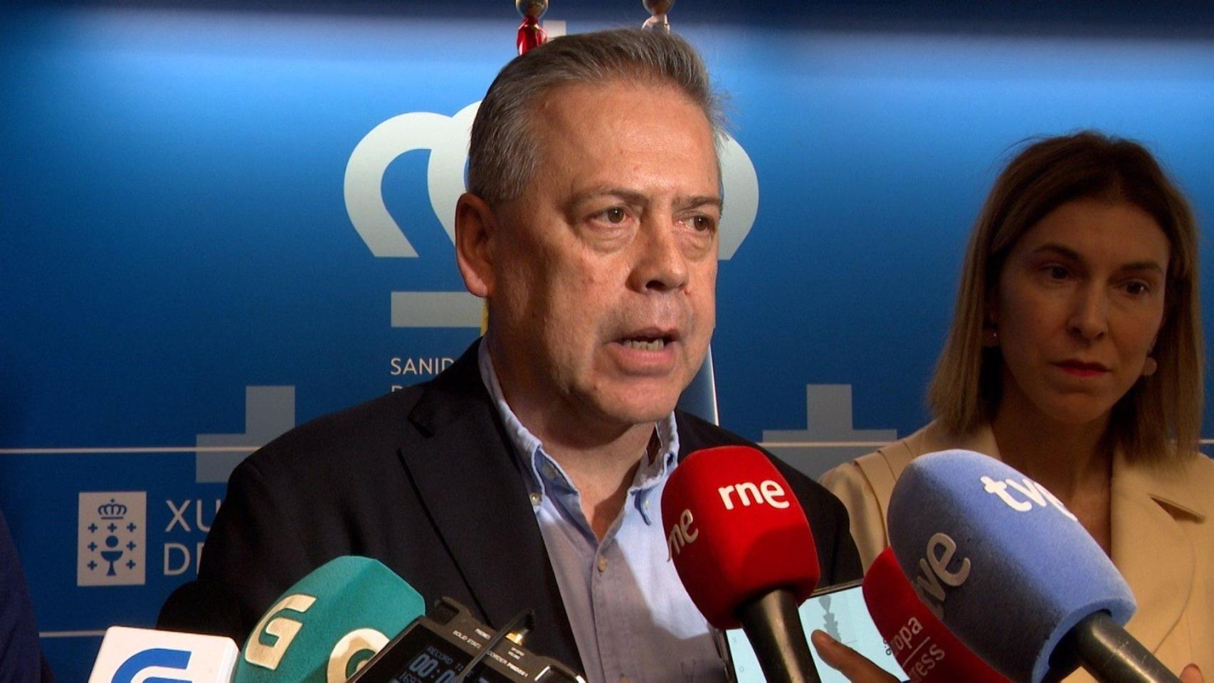 El 'conselleiro' de Sanidade, Antonio Gómez Caamaño.