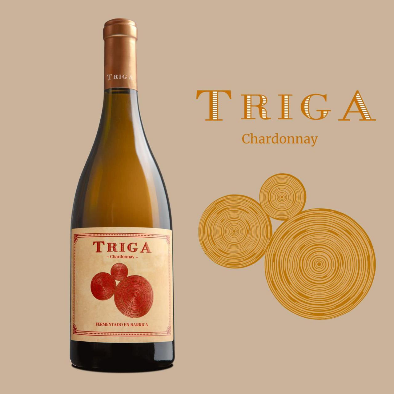 El vino Triga Blanco.