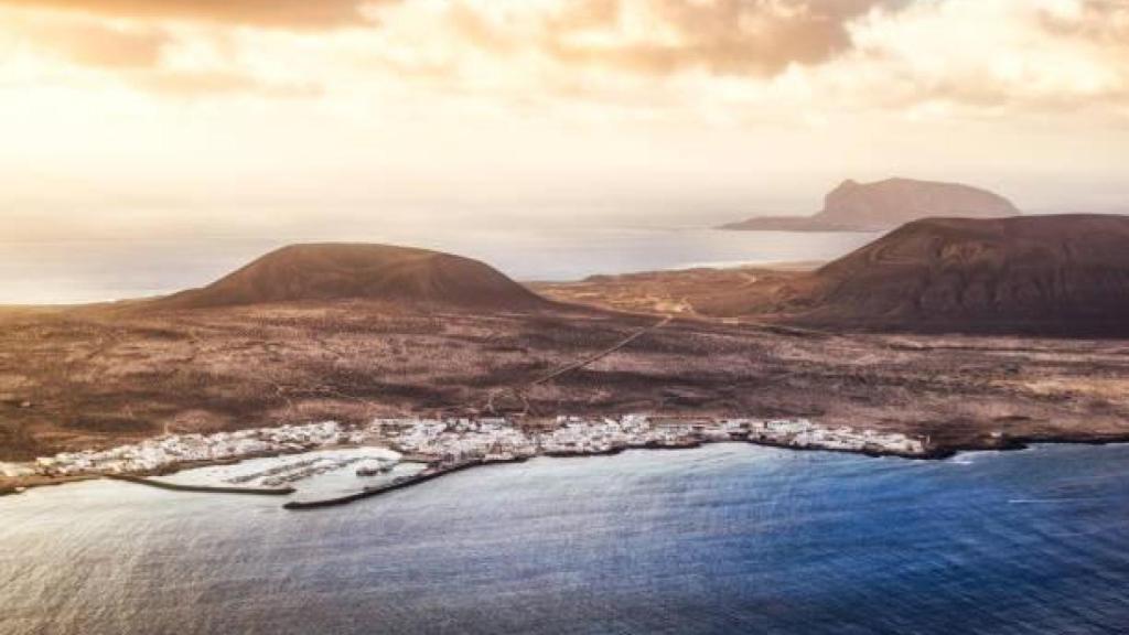 Vista general de la isla de La Graciosa.