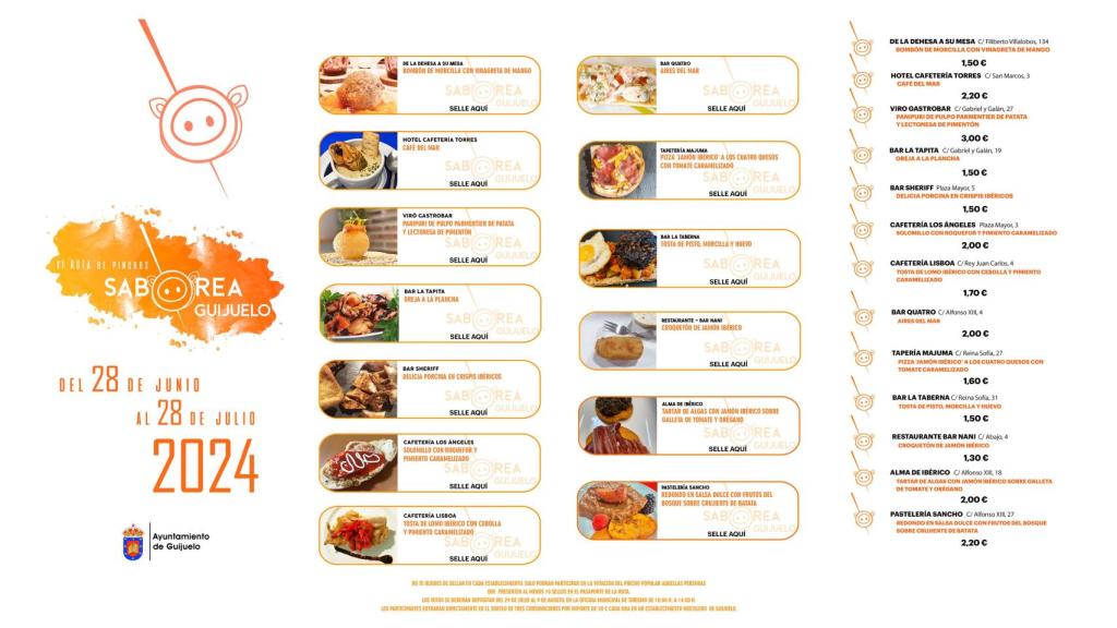 VI Ruta de Pinchos Saborea Guijuelo