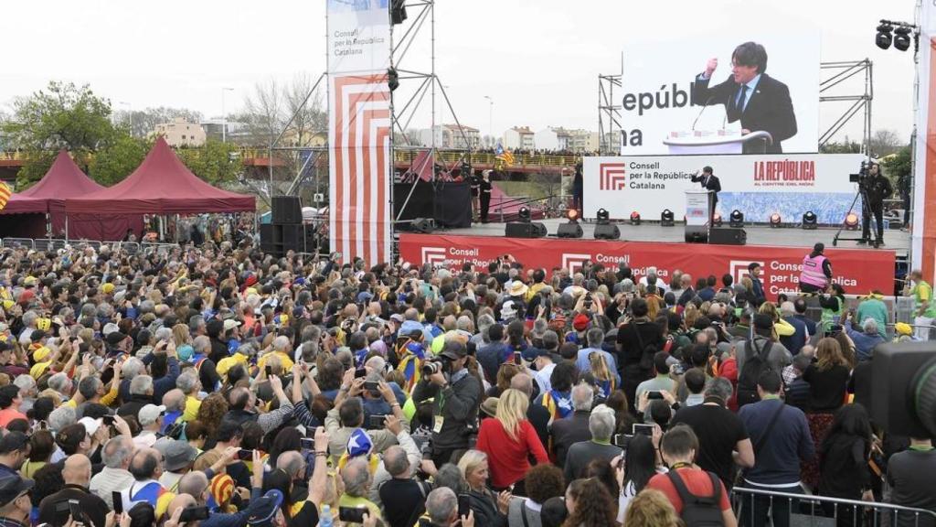 Acto del Consell de la República en Perpiñán en febrero de 2020