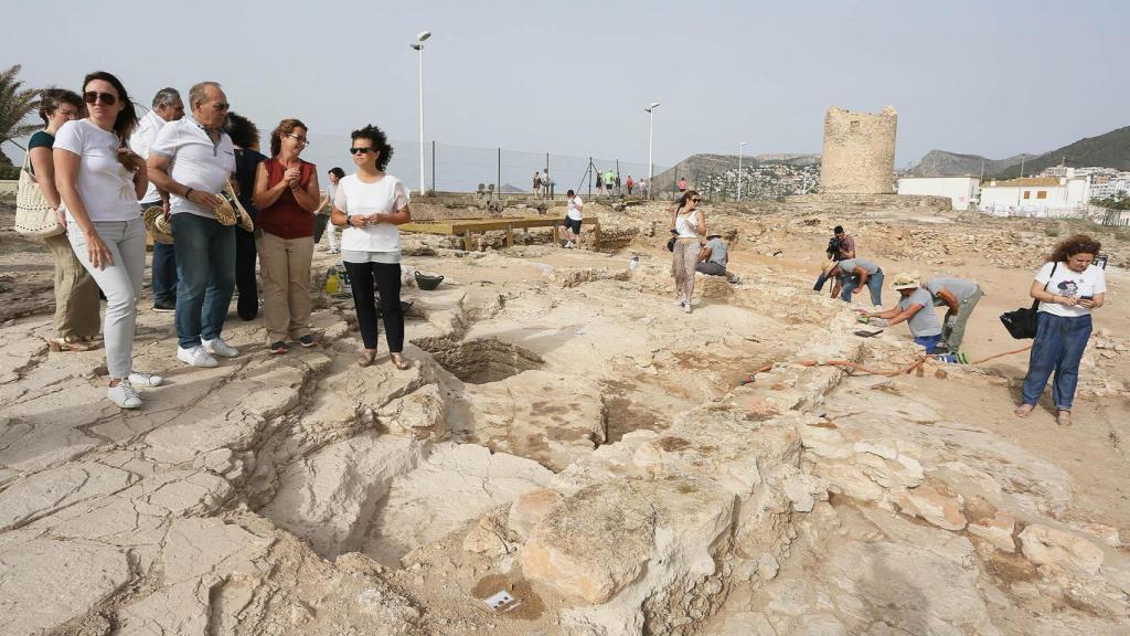 Los baños de la reina en Calpe.