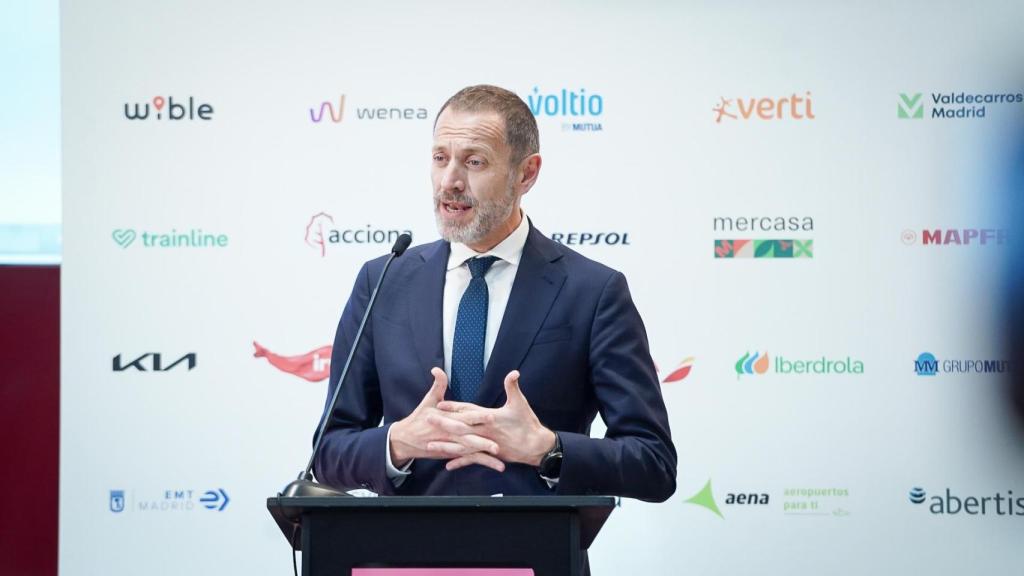 Ángel Contreras, presidente de Adif, en la segunda jornada del V Simposio del Observatorio de la Movilidad y las Ciudades.