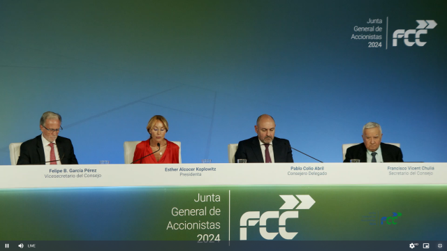 Junta de Accionistas de FCC.