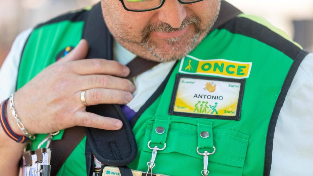 Antonio Durango, trabajador de la ONCE en Madridejos y Consuegra.