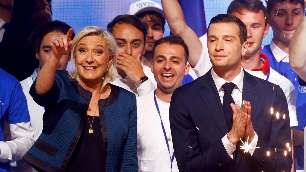 Marine Le Pen, presidenta del grupo parlamentario del partido de extrema derecha francés Frente Nacional.