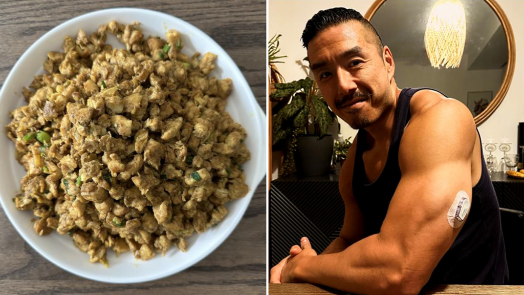 Dean Ho monitorizó el progreso de su dieta con un parche biométrico. (Cedida)