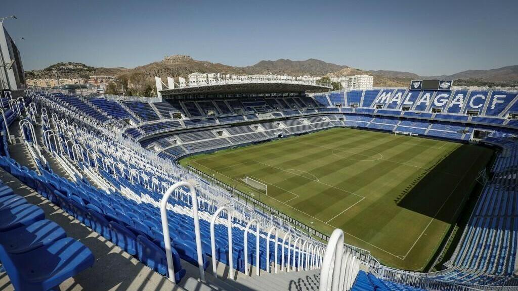 La Rosaleda, el estadio de Segunda División del Málaga C.F.