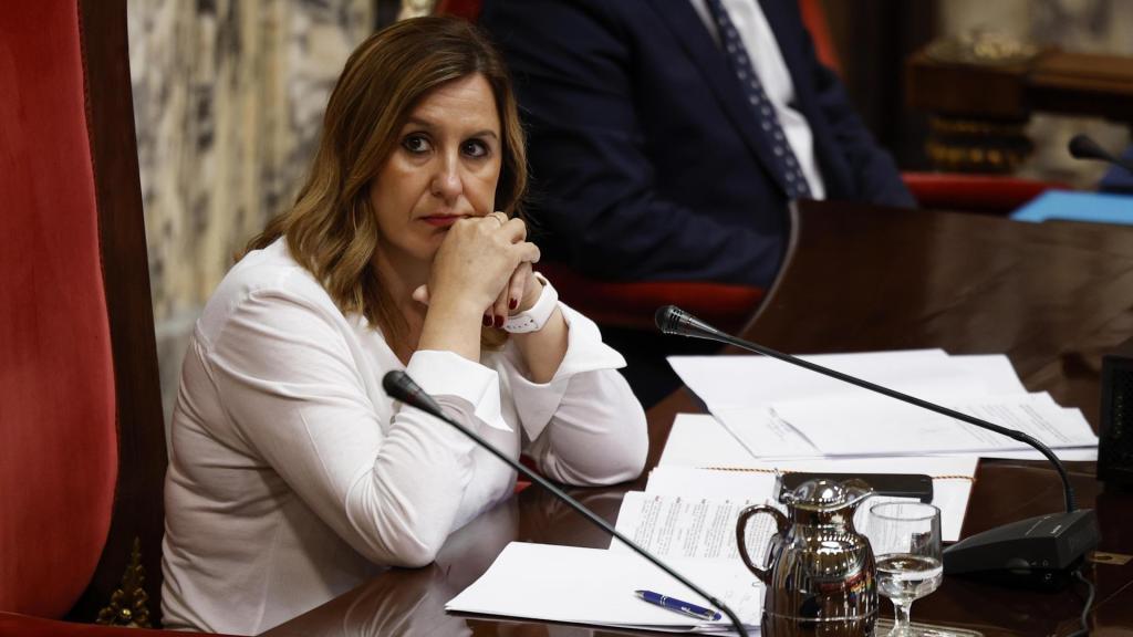 María José Catalá, durante el pleno municipal.