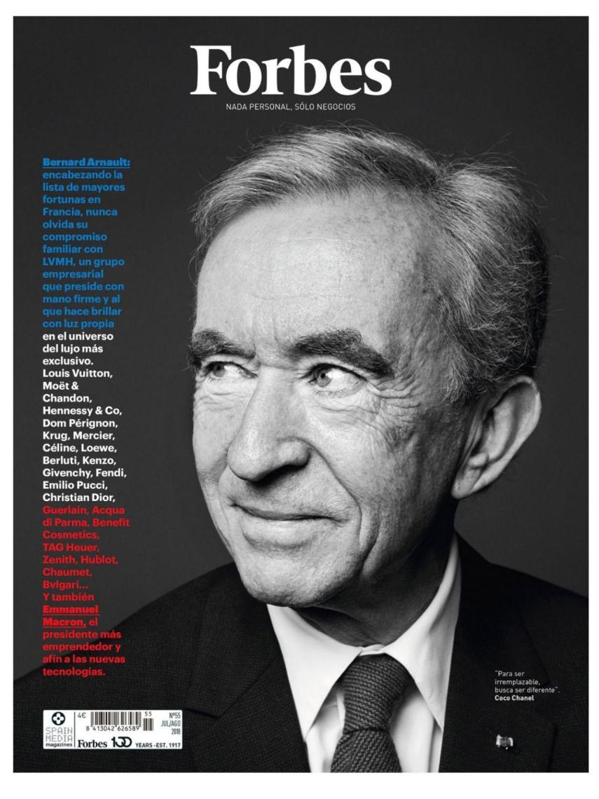 Bernard Arnault, el hombre mas rico de Europa.