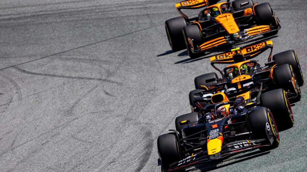 Verstappen en la carrera esprint del GP de Austria 2024