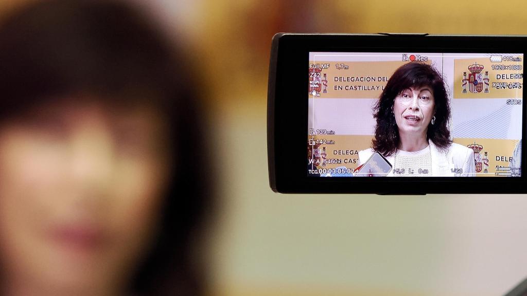 La ministra de Igualdad, Ana Redondo, este sábado en León.