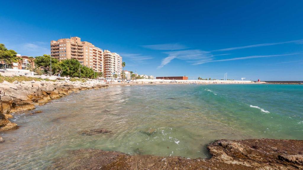 Playa de Benicarló en la que se ha producido una de las últimas muertes. EE