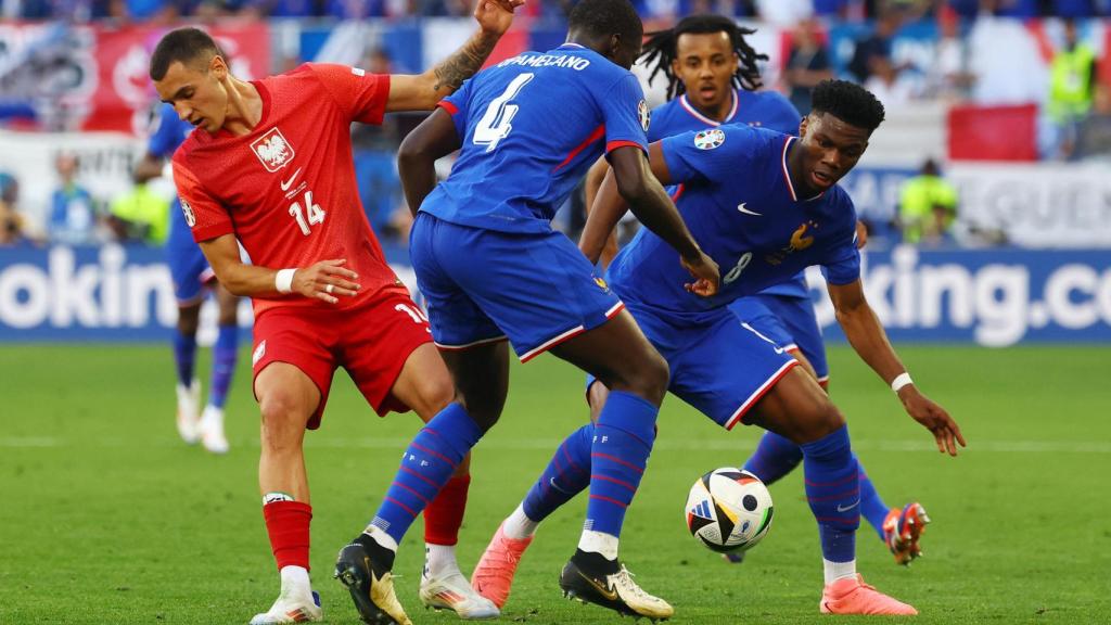 Tchouaméni, durante el partido de Francia frente a Polonia.