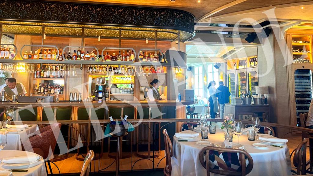 Interior del nuevo restaurante de Sandro Silva en La Moraleja, Madrid.