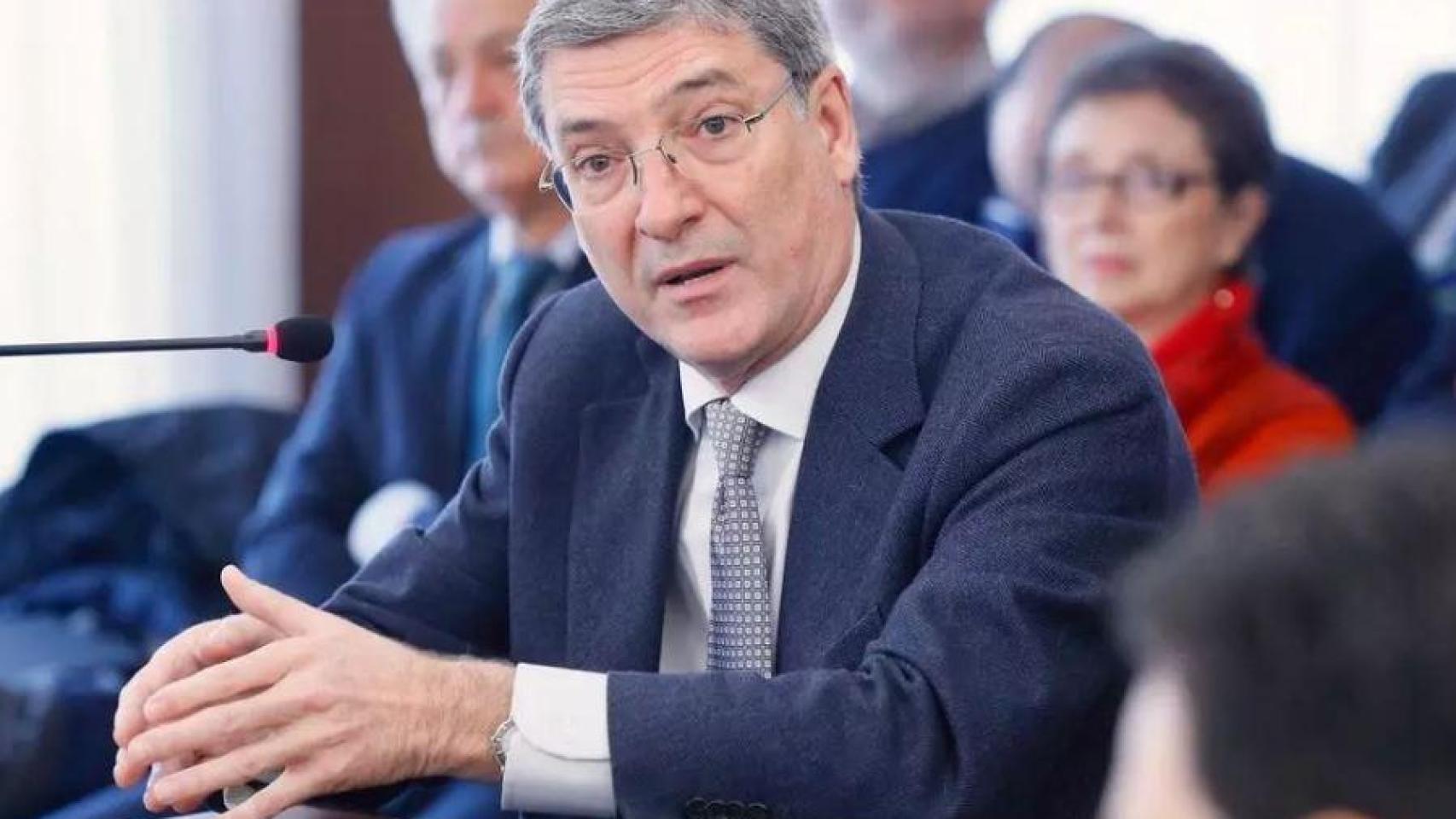 Miguel Ángel Serrano, exdirector del Instituto de Fomento de Andalucía, durante el juicio ante la Audiencia Provincial de Sevilla./