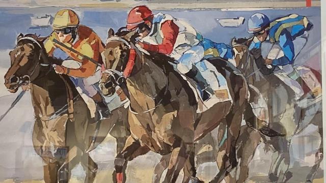 Imagen del cartel de la edición de las Carreras de Caballos de Sanlúcar de Barrameda de 2014.