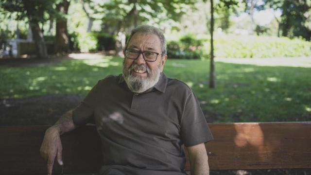 Cándido Méndez posa en el parque del Retiro para EL ESPAÑOL.