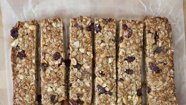 Barritas de proteína caseras