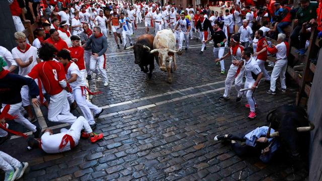 Segundo encierro de San Fermín.