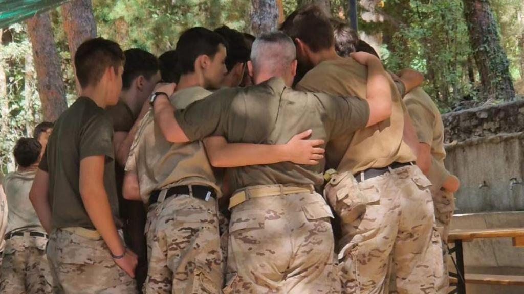 Imagen de uno de los campamentos militares, en el verano de 2023.