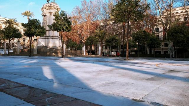 La Plaza Nueva de Sevilla.