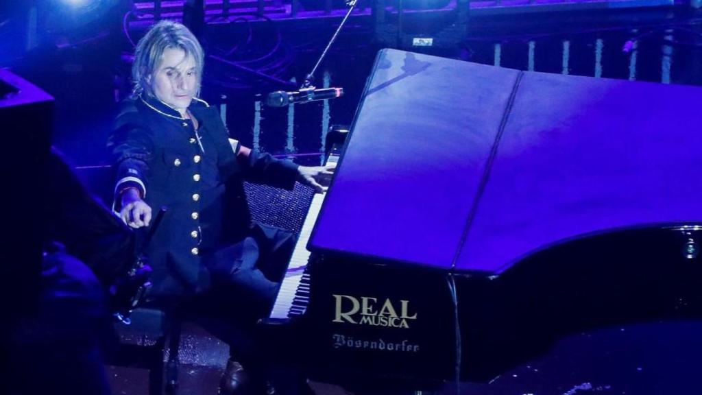 Imagen del concierto de Nacho Cano en la Puerta del Sol el 31 de diciembre de 2020.