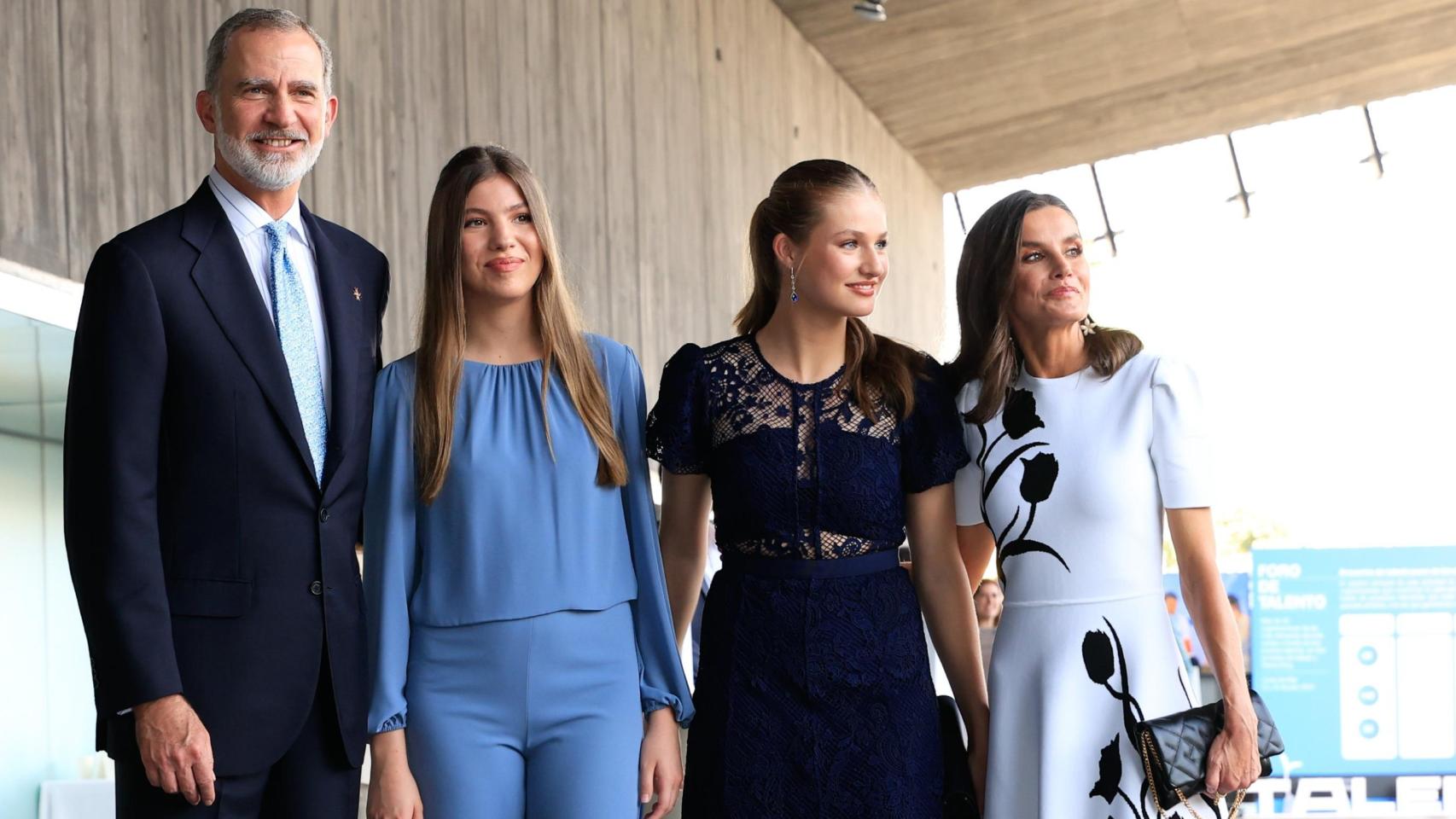 La Familia Real española en los Premios Princesa de Girona.