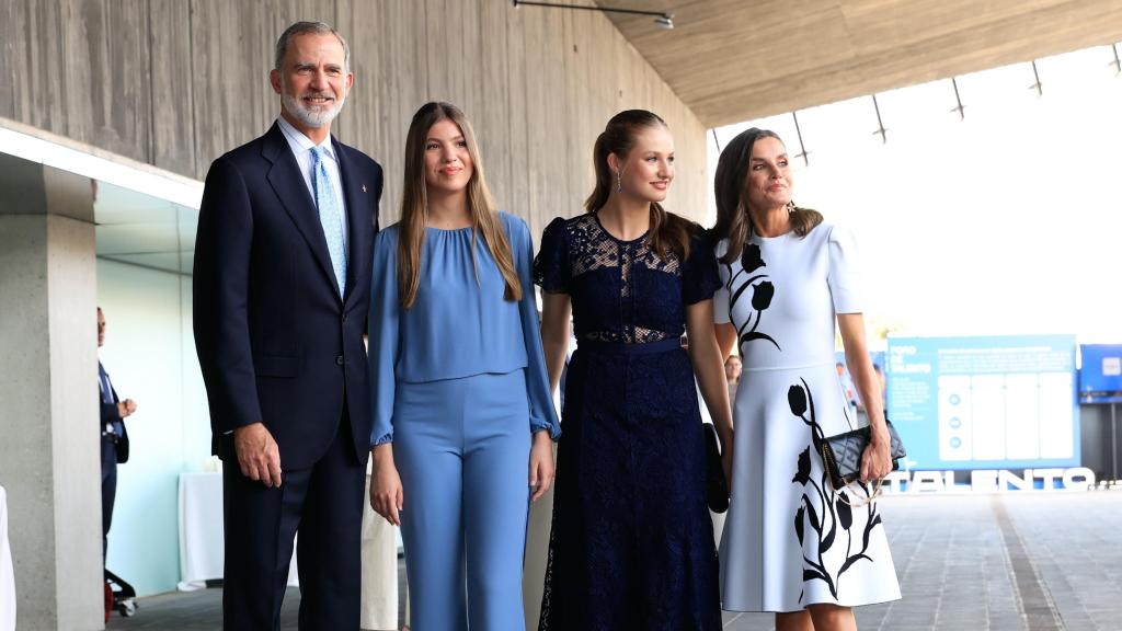 La Familia Real española en los Premios Princesa de Girona.