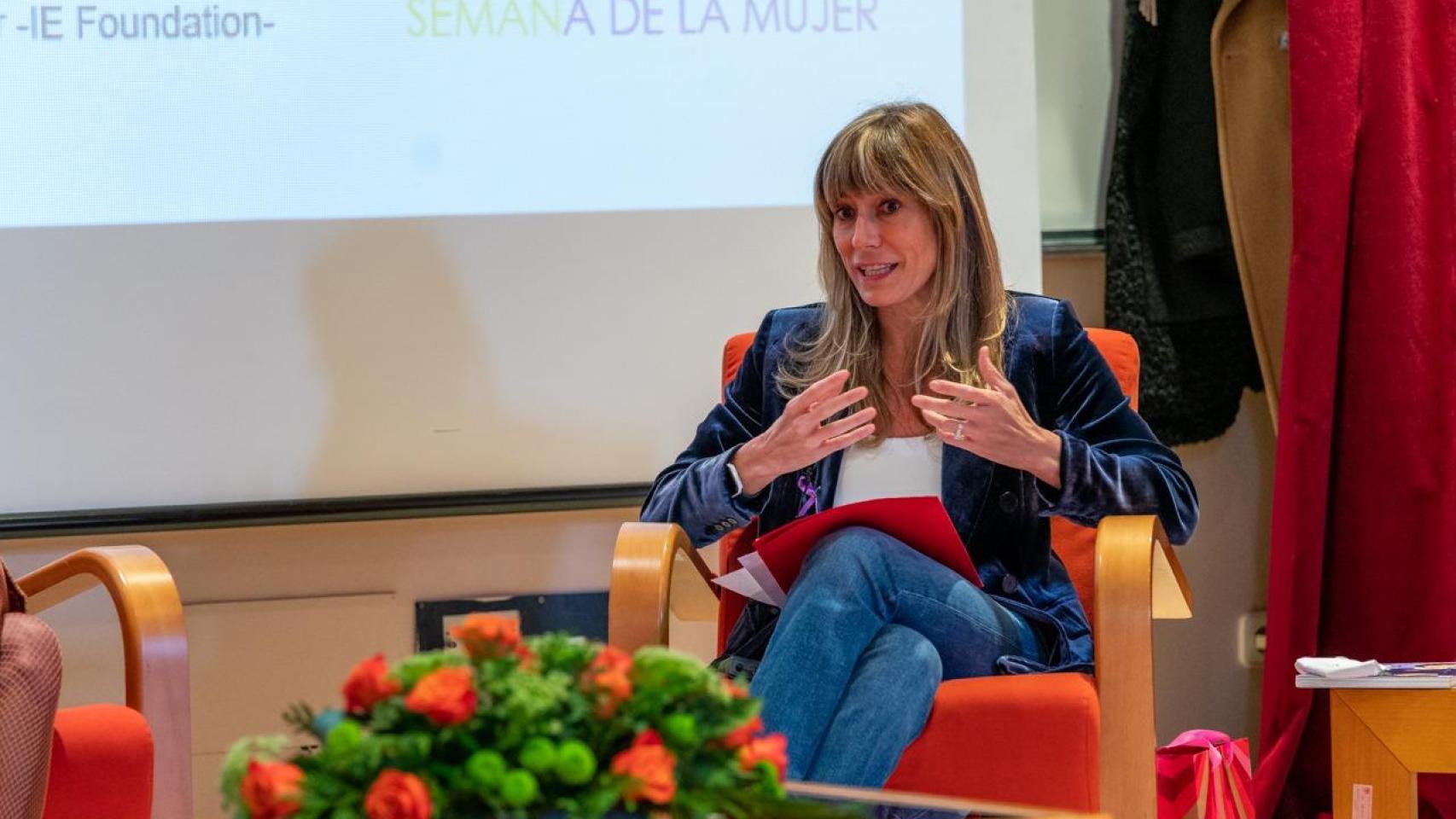 Begoña Gómez, durante un acto en la Universidad Complutense celebrado en 2022.