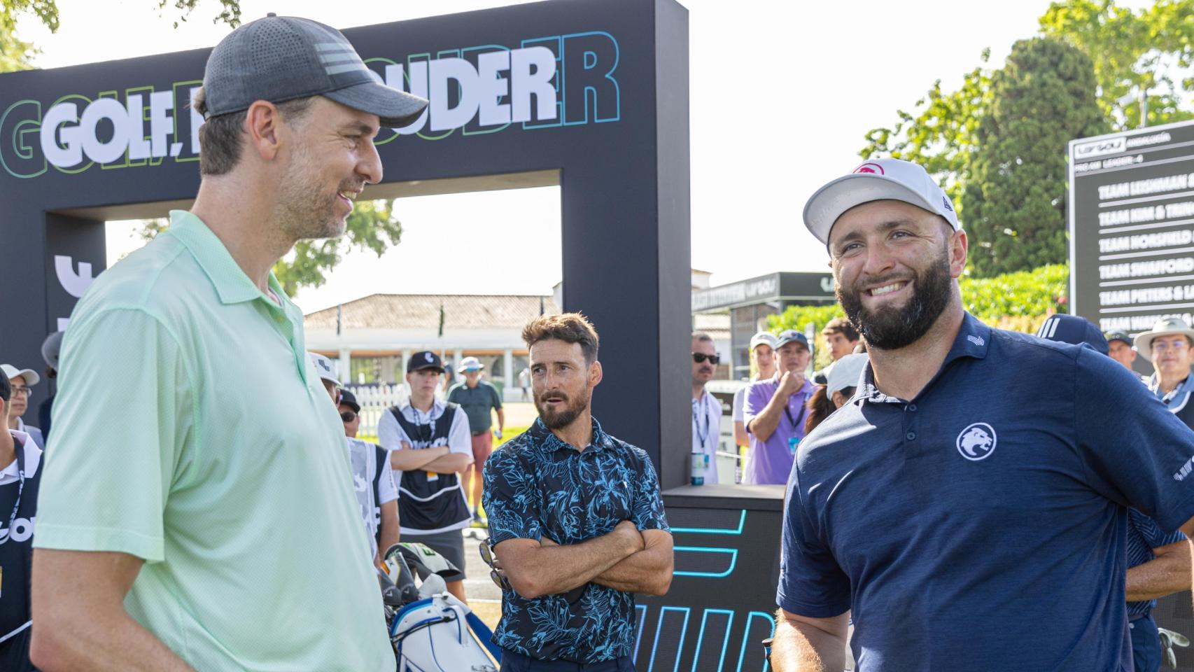 Pau Gasol y Jon Rahm en el LIV Golf Andalucía