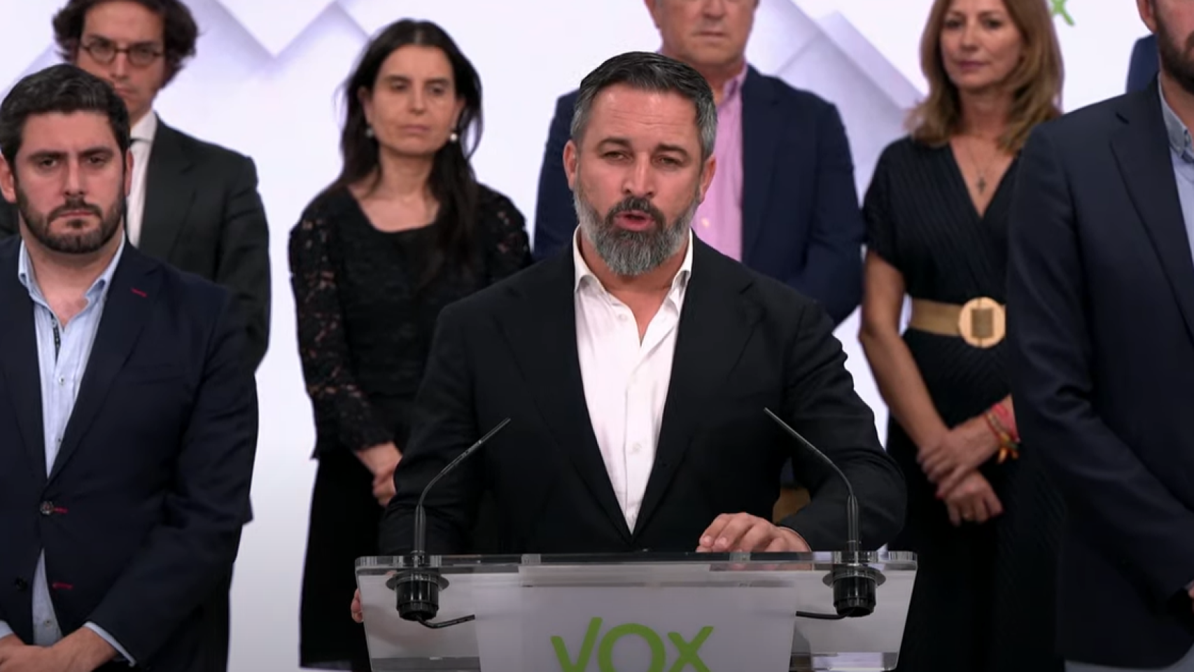 Santiago Abascal este jueves.